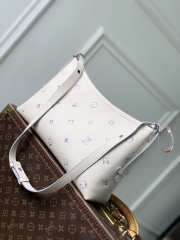 Uubags Louis Vuitton M2A369 CarryAll East West Bag Monogram Empreinte Pattern In Link Quartz 36x19x10cm - 4