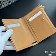 Uubags Lady Dior Dahlia Wallet Beige and Light Brown Two-Tone Cannage Lambskin 12x9x2cm - 3