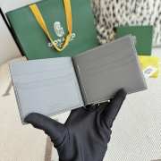 Uubags Goyard Saint-Thomas Bifold Money Clip Card Holder Goyardine Canvas Grey 11x2x9cm - 5