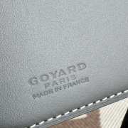 Uubags Goyard Saint-Thomas Bifold Money Clip Card Holder Goyardine Canvas Grey 11x2x9cm - 4
