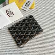 Uubags Goyard Saint-Thomas Bifold Money Clip Card Holder Goyardine Canvas Brown 11x2x9cm - 1