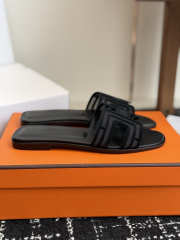 Uubags Hermes Oran sandal in black H262201Z  - 5