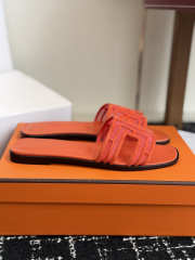 Uubags Hermes Oran sandal in orange H262201Z - 4
