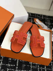 Uubags Hermes Oran sandal in orange H262201Z - 3