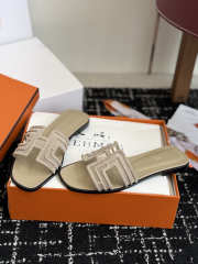 Uubags Hermes Oran sandal in beige H262201Z - 2