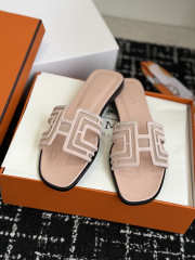 Uubags Hermes Oran sandal in beige nude H262201Z - 4