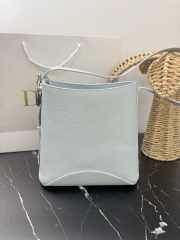 Uubags Small Dior Médaillon Bucket Bag Gris Pietro Grained Calfskin 19x18x12.5cm - 6