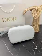 Uubags Small Dior Médaillon Bucket Bag Gris Pietro Grained Calfskin 19x18x12.5cm - 4
