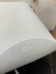 Uubags Small Dior Médaillon Bucket Bag Gris Pietro Grained Calfskin 19x18x12.5cm - 3