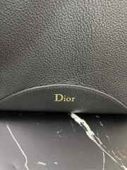 Uubags Small Dior Medaillon Bucket Bag Black Grained Calfskin 19x18x12.5cm - 6