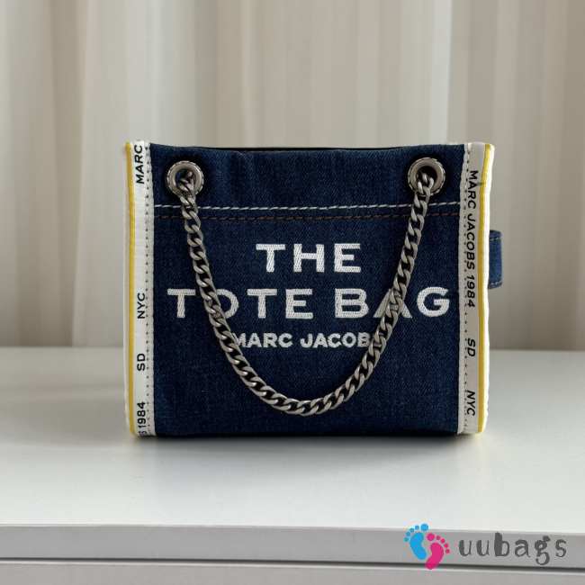 Uubags Small Marc Jacobs The denim Chain Medium Tote Bag 18x10x15cm - 1