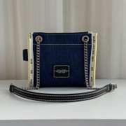 Uubags Small Marc Jacobs The denim Chain Medium Tote Bag 18x10x15cm - 6