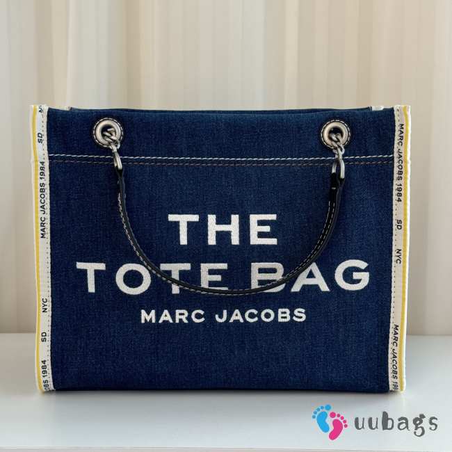 Uubags Large Marc Jacobs The denim Chain Medium Tote Bag 33x15x26cm - 1