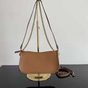 Uubags Coach Twin Turnlock Waverly Bag In Brown 22x13x7cm - 4