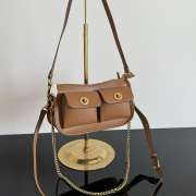 Uubags Coach Twin Turnlock Waverly Bag In Brown 22x13x7cm - 3