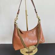 Uubags Coach Juliet Shoulder Bag 25 With Quilting In Brass/Amber Brown 27.5x11.5x10.5cm - 3