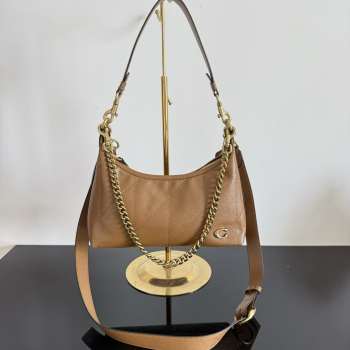 Uubags Coach Juliet Shoulder Bag 25 With Quilting In Honey Brown 27.5x11.5x10.5cm