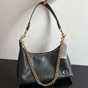 Uubags Coach Juliet Shoulder Bag 25 With Quilting In Black 27.5x11.5x10.5cm - 2