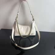 Uubags Coach Juliet Shoulder Bag 25 With Quilting In White 27.5x11.5x10.5cm - 1