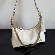 Uubags Coach Juliet Shoulder Bag 25 With Quilting In White 27.5x11.5x10.5cm - 6