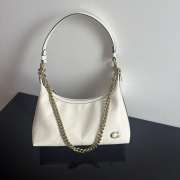Uubags Coach Juliet Shoulder Bag 25 With Quilting In White 27.5x11.5x10.5cm - 4