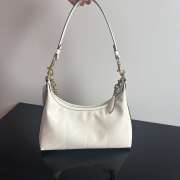 Uubags Coach Juliet Shoulder Bag 25 With Quilting In White 27.5x11.5x10.5cm - 2