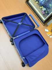 Uubags Louis Vuitton M28850 Horizon 55 Suitcase Denim Blue Damoflage Canvas Material 38x55x21cm - 3