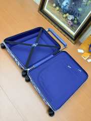 Uubags Louis Vuitton M28850 Horizon 55 Suitcase Denim Blue Damoflage Canvas Material 38x55x21cm - 2
