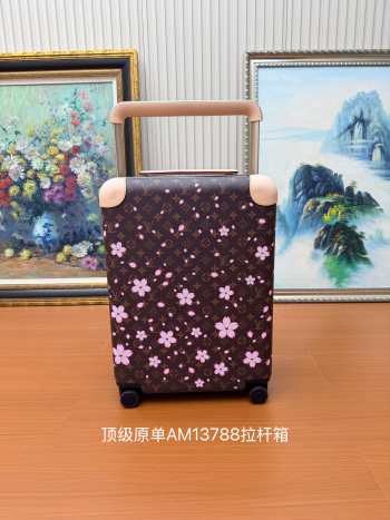 Uubags Louis Vuitton M13788 LV x TM Horizon 55 Suitcase Cabin Sakura Brown 38x55x21cm