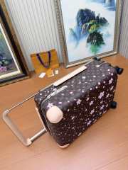 Uubags Louis Vuitton M13788 LV x TM Horizon 55 Suitcase Cabin Sakura Brown 38x55x21cm - 5