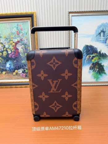 Uubags Louis Vuitton M47210 Horizon 55 Suitcase Monogram Giant Canvas And Monogram Reverse Canvas 38x55x21cm