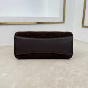 Uubags Small Dior Promenade Shopping Bag Dark Brown Cannage Suede Calfskin 27x19x13.5cm - 4