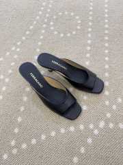 Uubags Salvatore Ferragamo Slip On Heels Black Leather 5.5cm - 2