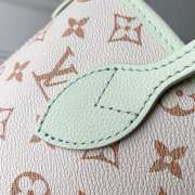 Uubags Louis Vuitton M2A465 Neverfull Inside Out BB Monogram Dune / Minty Cowhide Leather 26.5x16.5x11cm - 2
