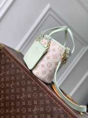 Uubags Louis Vuitton M2A465 Neverfull Inside Out BB Monogram Dune / Minty Cowhide Leather 26.5x16.5x11cm - 6