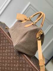 Uubags Louis Vuitton M29170 Speedy 30 Bandoulière Coffee Bean Brown Denim 34x22x19cm - 6
