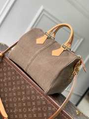 Uubags Louis Vuitton M29170 Speedy 30 Bandoulière Coffee Bean Brown Denim 34x22x19cm - 2