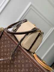 Uubags Louis Vuitton M29552 Express PM Bag Raffia-effect Textile 26x17x13.5cm - 5