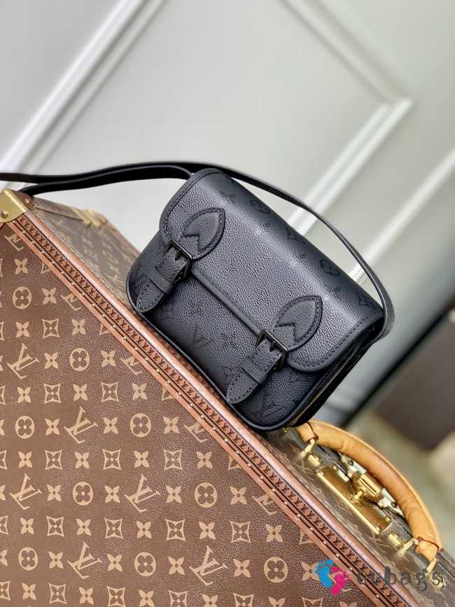Uubags Louis Vuitton M2A259 Satchel Wearable Wallet Black Monogram Midnight Coated Canvas 19.5x15x6cm - 1