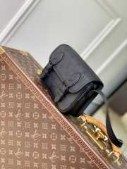 Uubags Louis Vuitton M2A259 Satchel Wearable Wallet Black Monogram Midnight Coated Canvas 19.5x15x6cm - 5