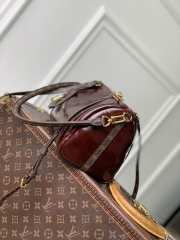 Uubags Louis Vuitton M3A265 Express PM Bag Saga Monogram Rouge Cowhide Leather 26x17x13.5cm - 6