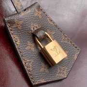 Uubags Louis Vuitton M3A265 Express PM Bag Saga Monogram Rouge Cowhide Leather 26x17x13.5cm - 4
