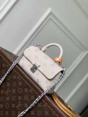 Uubags Louis Vuitton M2A374 Nano Madeleine Bag Monogram Empreinte Link Quartz 21x12.5x6cm - 1