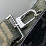 Uubags Louis Vuitton M28733 Gaston Wearable Wallet Khaki Green Monogram Eclipse Coated Canvas 22x14.5x4.5cm - 5