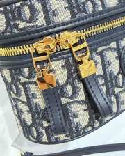 Uubags Dior 30 Montaigne Mini Vanity Case In Blue Dior Oblique Jacquard 16.5x8x9.5cm - 2