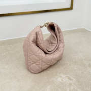 Uubags mini Dior Toujours hobo bag cannage lammleder in powder pink 17.5x19x7cm - 4