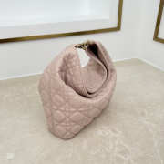 Uubags Dior Always Small Hobo Bag Lambskin Leather Powder Pink 22.5x14x7.5cm - 5