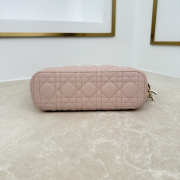 Uubags Dior Always Small Hobo Bag Lambskin Leather Powder Pink 22.5x14x7.5cm - 4