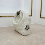 Uubags Dior Always Small Hobo Bag Lambskin Leather Beige Flat 22.5x14x7.5cm - 4