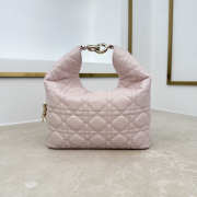 Uubags Dior Always Small Hobo Bag Lambskin Leather Ballet Pink 22.5x14x7.5cm - 1